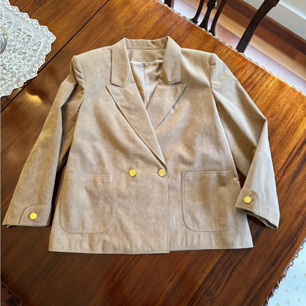Ultra-suede women’s suit (Vintage)